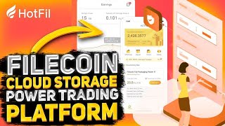 🔺 HOTFIL - Filecoin Cloud Storage Power Trading Platform