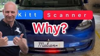 Why I Added The KITT Knight Rider Scanner To My Tesla Model 3