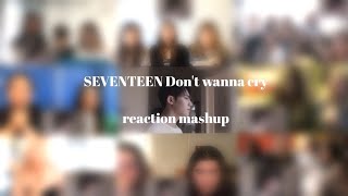 SEVENTEEN Don't wanna cry mv reaction mashup