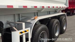 China new 3 axles tipper trailer for sale