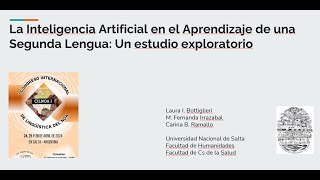 La Inteligencia Artificial en el Aprendizaje de una Segunda Lengua: Un estudio exploratorio.