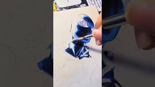 Rate this art 10/? | Spiderman + Venom #drawing #art #artist #trending #shorts #youtubeshorts