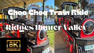 Choo Choo Train Ride at RYDGES HUNTER VALLEY RESORT IN 8K VIDEO 🚂🚂 💖💚💙#travel #adventure #familyfun