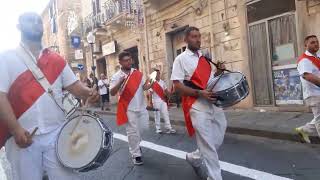 i tamburi di Palmi nella processione del sacro capello e della Madonna della lettera Palmi 2023