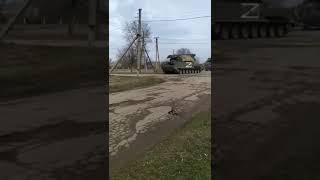 UKRAINE WAR RUSSIAN air defense systems in Genichesk, Kherson region