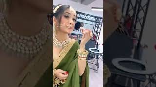 Naira trending jewelries lehnga | Yeh Rishta Kya Kehlata Hai Naira makeup at shooting #naira #yrkkh