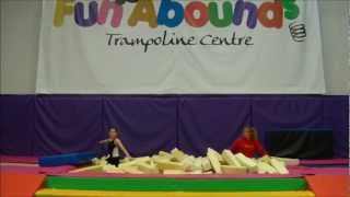 Erifilly - A glimpse at trampoline training in Funabounds