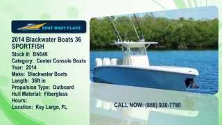 2014 Blackwater Boats 36 SPORTFISH