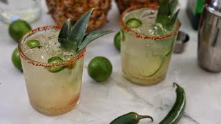 Spicy Pineapple Shrub Margarita Recipe