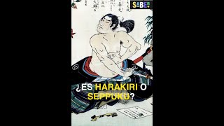 Harakiri o seppuku: ¿cuál es la diferencia? 🔪 #curiosidades