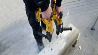 DeWalt DCH133 vs DCH334    8mm drill bit