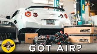 Nissan GTR Air-Lift Suspension Install | 4K