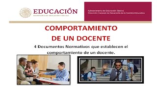 Así se debe COMPORTAR un docente según la SEP