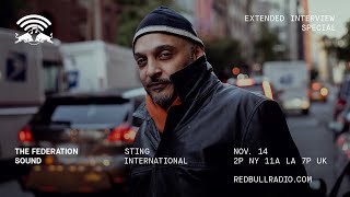 Sting International & Max Glazer on Red Bull Radio 11/14/18