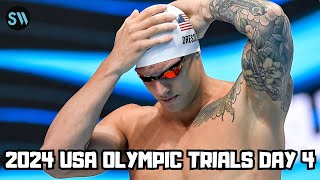 2024 USA Swimming Olympic Trials Day 4: Caeleb Dressel's 1st Swim