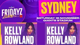 KELLY ROWLAND FULL PERFORMANCE AT THE FRIDAYZ LIVE 2023 SYDNEY