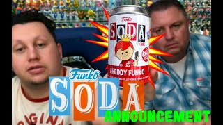 Funko Soda Announcement! New Freddy Funko Soda Mystery Box? Let's Take a Look