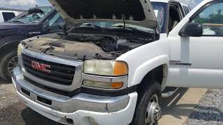 AC1315  2003 GMC SIERRA 3500 6.6L DIESEL ENGINE OKAUTOPARTSMS