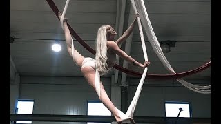 Prison Harley Quinn ♦️ Aerial Hammock Flow - MIRA VALKIRA