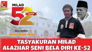 Tasyakuran Milad Perguruan Pencak Silat Al Azhar Seni Bela Diri (PPS. ASBD) Ke-52