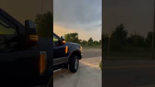 Storm Rolling In After Day Of Mowing #lawn #lawncare #mowing #storm #shorts