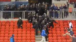 Incidents at women's handball match 05.04.2014