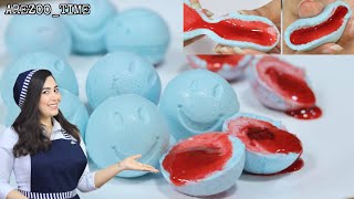 JELLY BALLS RECIPE آموزش توپک ژله ای با شهد ترش و خوشمزه با آرزو ، کانال یوتیوب آموزش آشپزی و شیرینی