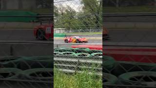 La nuova FERRARI 296 GT3 in azione a MONZA! | #shorts #ferrari #ferrari296