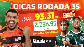 DICAS RODADA 35 I TIME PARA MITAR I CARTOLA 2022