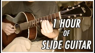 1 HOUR OF SLIDE BLUES GUITAR Acoustic Electric Lap Steel