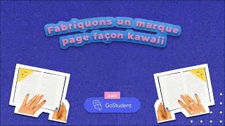 Et si on bricolait ? C'est facile ! Fabriquons un marque-page kawaii