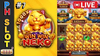 🔴PH SLOT LIVE | MAX WIN ₱1??,9??.61 WIN WIN NEKO NO.7 | FC | PRAGMATIC PLAY | PG SOFT | PORTRAIT