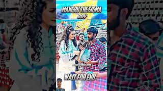 mangru attitude sigma reply to reporter #sigma #mangru #edit #comedyfilms #viralshorts