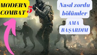 ÇOK ZOR!!!Bu bölumleri geçmek çok zor|MODERN COMBAT 5