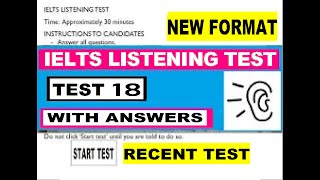 IELTS LISTENING TEST 2021 WITH ANSWERS TEST 18 ACTUAL GT & ACADEMIC TEST || English Listening Test