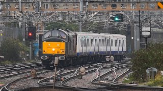 【On its way to preservation】5Q76 37884 hauling 315856 leaving Stratford station