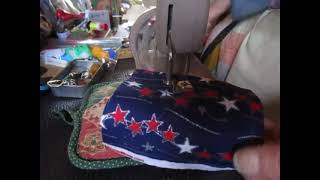 Singer Model 20 Making Patchwork Fabric