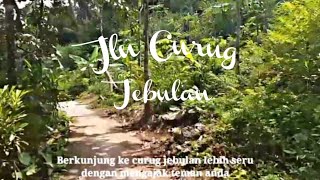 Jalan Menuju Curug Jebulan Cigugur Pangandaran