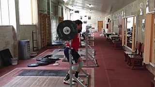 Warm-Up / 220kg Paused Jerk - Weightlifter Igor Lukanin @105+kg