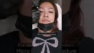 Microblading procedure #makeup #microblading #jaythebell #short #shortvid #tutorial