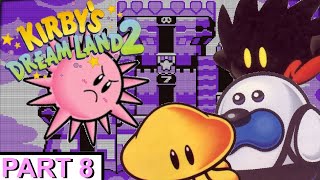 retro world | Kirby's Dreamland 2 {Gameboy} level 7 dark castle [1/3] playthrough | BOSS RUSH KIRBY