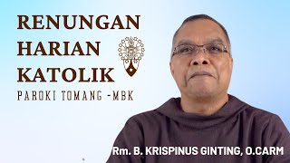 RENUNGAN HARIAN KATOLIK SENIN 30 SEPTEMBER 2024