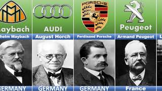 Founder of Car Companies From Different Countries