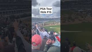 Waste Management Phoenix Open PGA Tour hole #16 is always insane. #PGAtour #PGA #Golf #Fans #Beer