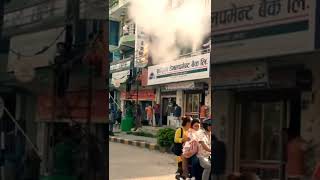 Hetauda ma bijuli ko tar ma aago lagyo😯 #shorts #shortsnepal #viral #fire #electric