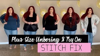 Stitch Fix - Plus Size Unboxing and Try On