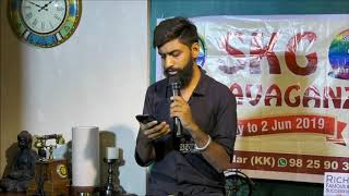 AAKASH  MAKWANA  (Camera 1) - SKG Open Mic - 31 May 2019 (Event Media Partner - MatruBharti)