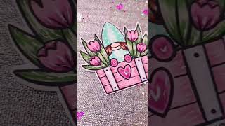 Gnomo cáctus #helenaconh #love #copic #scrap #copiccoloring #scrapbooking #winter #invierno #cactus