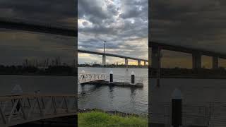 Moody Melbourne Morning #bike #bridge #commuterbike #melbourne #travel #nature #shorts #short #aus