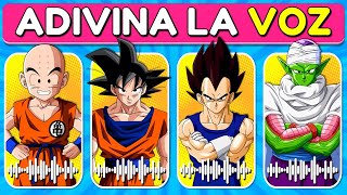 Adivina el "PERSONAJE DE DRAGON BALL POR LA VOZ" (Español Latino) Test/Trivial/Quiz